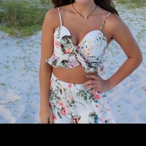 Floral two piece